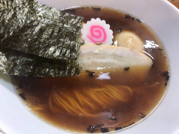 「極！煮干し　しょうゆ850円+味玉100円」@らーめん そよ風 西浦和店の写真