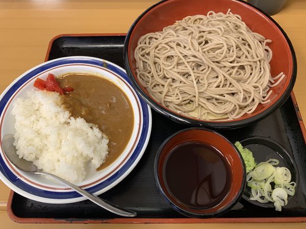 「ミニカレーセット 530円」@名代 富士そば 西武新宿店の写真
