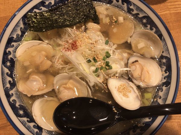 「はまぐりラーメン1000円」@和風楽麺 四代目 ひのでや 大宮店の写真