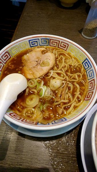 「カレーそば780円半ライス無料。」@丸中華そばの写真