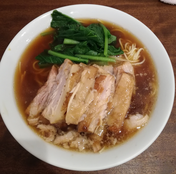 「豚ばらそば：850円」@海員閣の写真