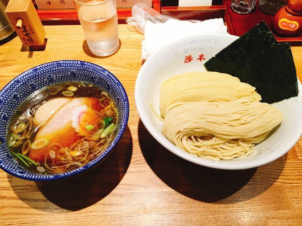 「味玉清湯つけそば」@つけそば 神田勝本の写真