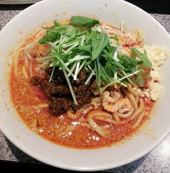 「【限定】担々麺(ミニ)　８８０円」@ラーメン宮郎の写真