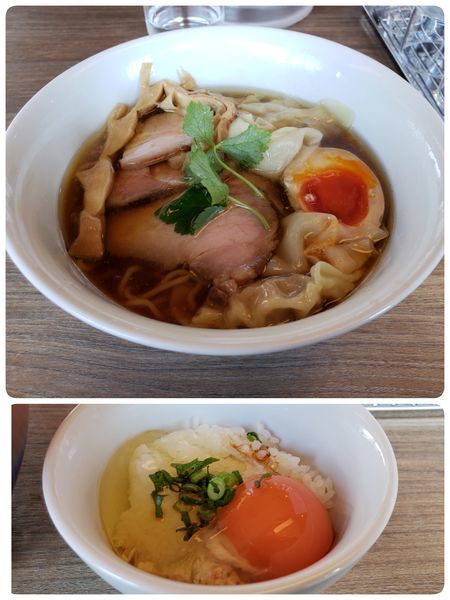 「特製　鶏100　玉子かけご飯」@中華そば 和渦 TOKYOの写真