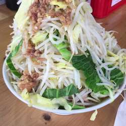 大ラーメン＋豚マシ＋野菜マシ＋油マシマシ