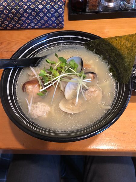 「季節限定麺(貝)」@鮮魚鶏出汁麺 沢むらの写真