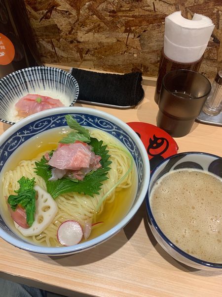 「金目鯛のつけそば」@寿製麺 よしかわ 西台駅前店の写真
