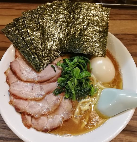 「全部のせ並盛り､ご飯」@横浜家系らーめん 五丁目ハウスの写真