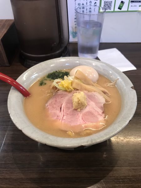 「味噌らーめん　半熟煮玉子　大盛り」@味噌専門 麺屋大河の写真