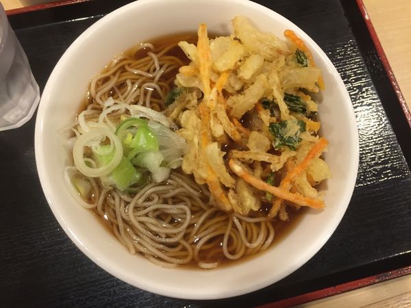 「かき揚げそば¥430」@いろり庵きらく nonowa西国分寺店の写真
