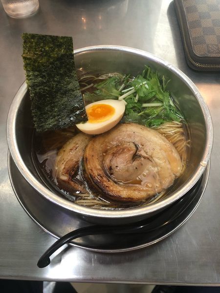 「炙りチャーシューらーめん 醤油 まろ味」@ZUND-BARの写真