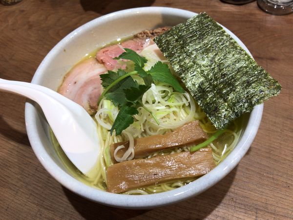 「天草大王の塩鶏そば」@らーめん つけめん 和み屋の写真