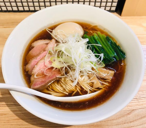 「【限定】鴨中華蕎麦（￥850）＋味玉（￥100）」@らーめん 改の写真