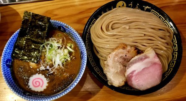 「つけ味玉(並)＋チャーシューご飯」@中華蕎麦うゑずの写真