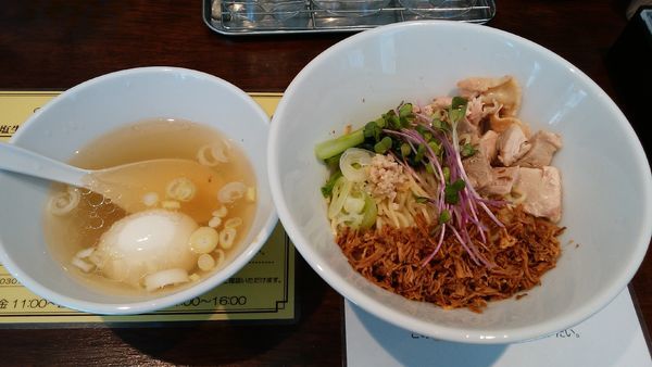 「【限定】油そば¥800-」@塩生姜らー麺専門店MANNISHの写真