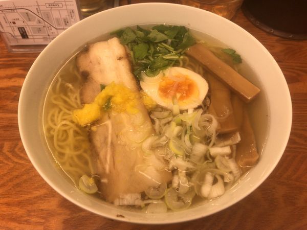 「和風柚子柳麺：730円」@麺屋ひょっとこの写真