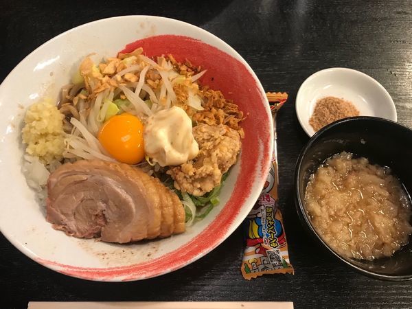 「小まぜそば750円」@らーめん藤ろうの写真