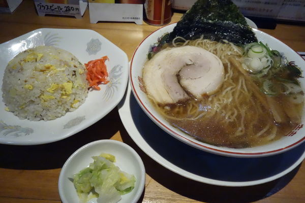 「長町ラーメン＋チャーハンセット」@長町ラーメン 本町店の写真