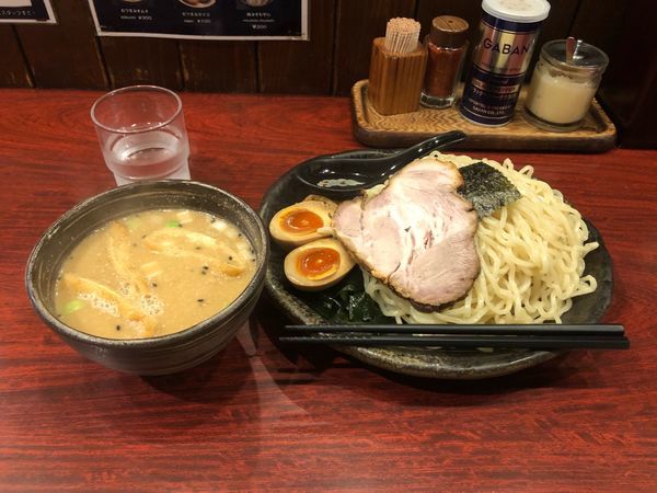 「味噌だれつけ麺」@北海道らーめん ひむろ 上野店の写真