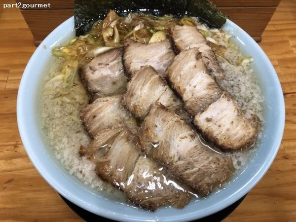 「ネギチャーシューメン (880円)」@麺や髭おやじの写真