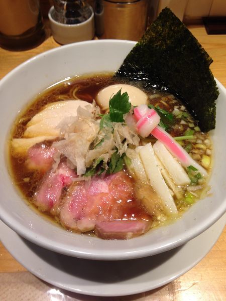 「特製鶏SOBA 1080円」@Ginza Noodles むぎとオリーブの写真