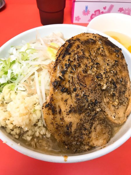 「小ラーメン＋テキサス(大)」@らー麺 ぶたのジョーの写真