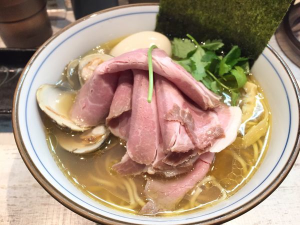 「特製蛤そば」@中華そば 四つ葉の写真