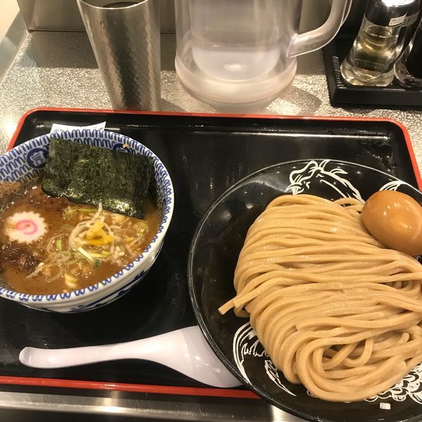 「濃厚つけ麺(並)＋味玉 1,040円」@松戸富田麺絆の写真