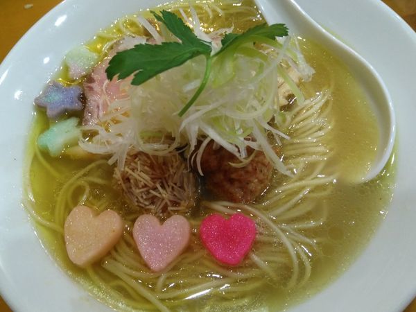 「（6周年限定）比内地鶏の塩らーめん¥850他」@麺屋 扇 SENの写真