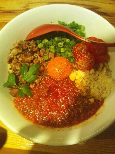 「トマトまぜメン」@十夢の写真