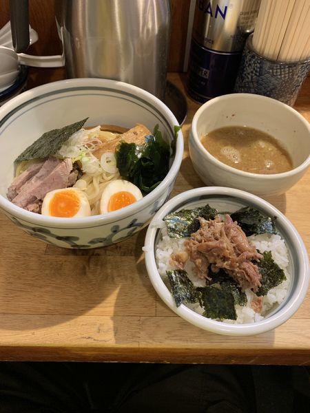 「つけ麺味玉チャーシューご飯」@こうかいぼうの写真