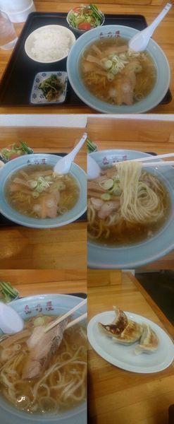 「平日限定ランチセットの『ギョーザセット(￥900)』」@青竹手打麺 餃子 岳乃屋の写真