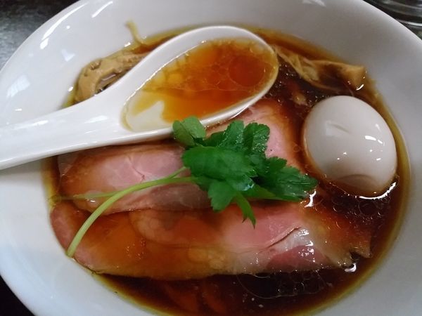 「特製醤油蕎麦1030円」@神保町黒須の写真