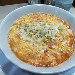 4/3 ふわとろラーメン辛いやつ750円