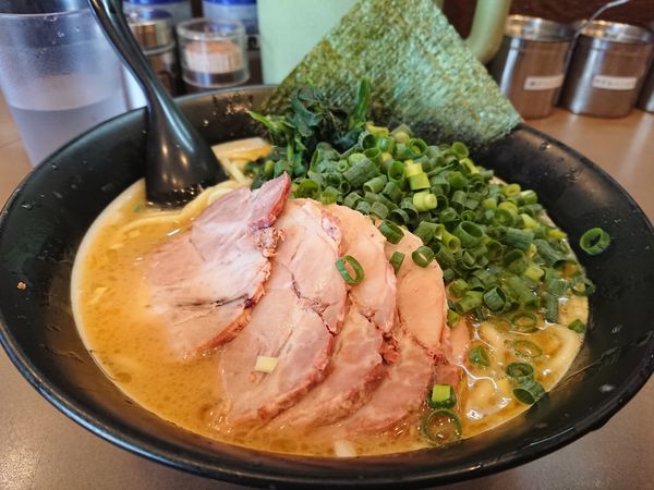 「太麺 肉３点盛」@誠屋 大森山王店の写真