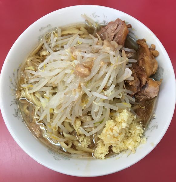 「小ラーメン  ニンニク アブラ」@ラーメン二郎 小岩店の写真