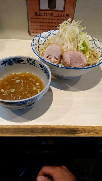 「塩つけ麺大盛850円野菜増し」@らーめん 陸 尾山台店の写真
