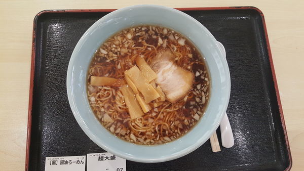 「黒熟成醬油らーめん」@麺屋ことぶき ユニモちはら台店の写真