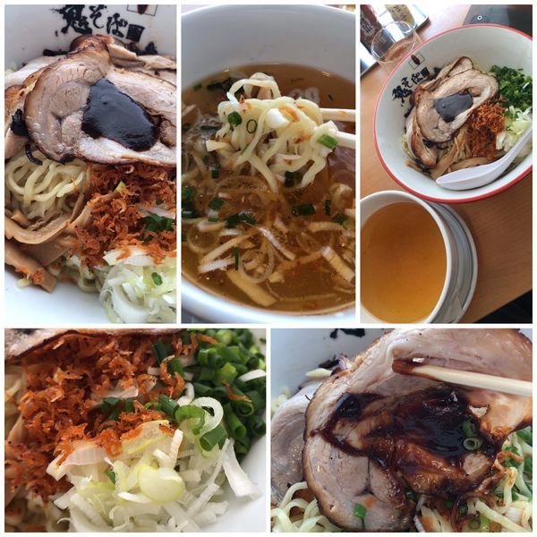 「【限定】海老塩オマールつけ麺900円」@鬼そば 藤谷の写真