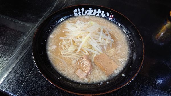 「ラーメン唐揚げセット830」@島系本店 舞鶴店の写真