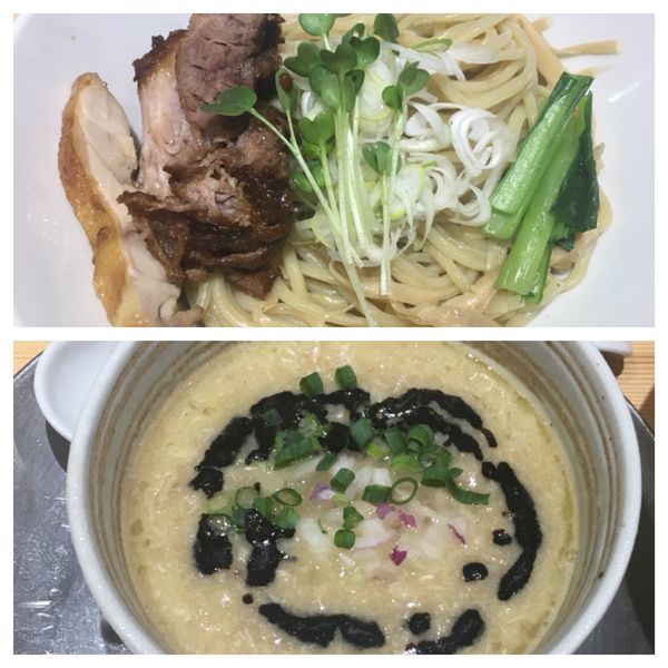 「丸鶏only!特濃黒鶏つけそば」@和風ピンポン竹末の写真