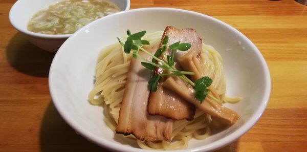 「ネギつけ麺　中」@烏城の写真