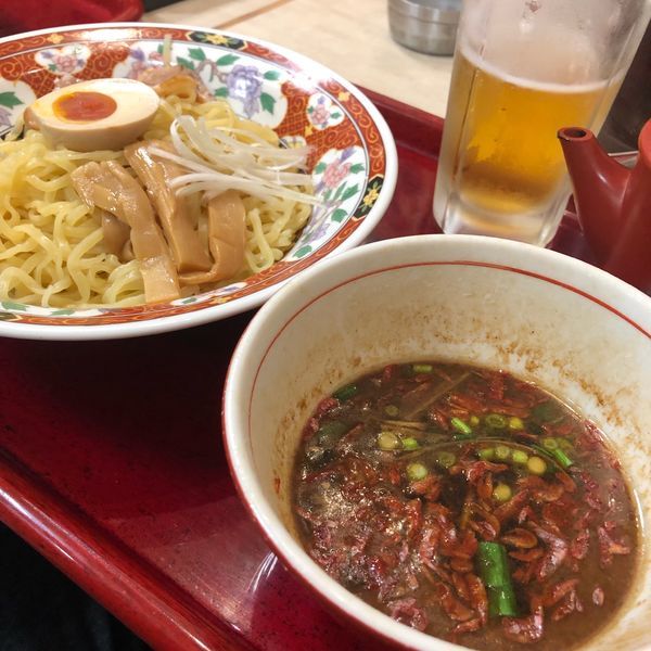 「海老つけ麺 ¥600」@中華食堂 一番館 渋谷桜丘町店の写真