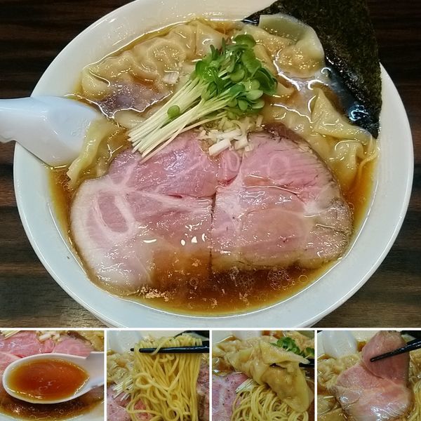 「ワンタン麺　900円」@稲荷屋の写真