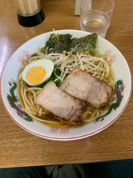 「ラーメン（５４０円）」@二代目おかだラーメンの写真