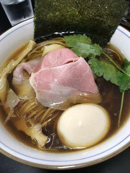 「四つ葉そば 味玉」@中華そば 四つ葉 全国味の逸品会の写真