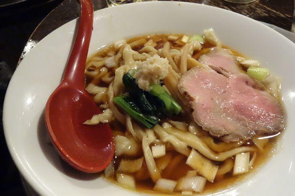 「豚清湯そば」@立ち呑み居酒屋 金町製麺の写真