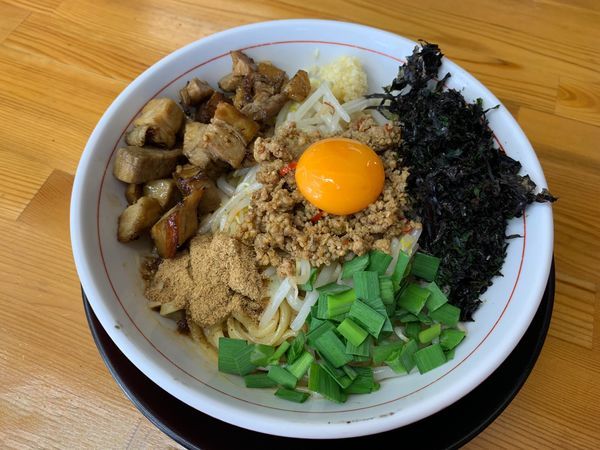 「台湾まぜそば　大盛り」@ラーメン・つけ麺 爆王の写真