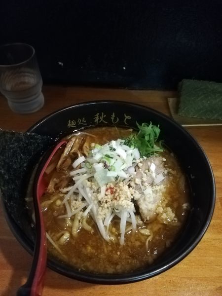 「味噌ラーメン(ヤクサバ節×鶏白湯)1100円」@麺処 秋もとの写真
