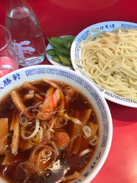 「支那竹つけそば大盛？」@大勝軒 祖師ヶ谷大蔵店の写真